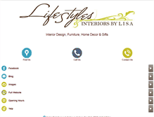 Tablet Screenshot of lifestylesandinteriors.com